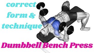 Dumbbell bench press  flat bench dumbbell press  chest press  chest workout  shorts fitness [upl. by Wauters]