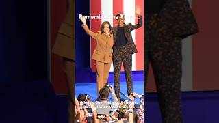 Madam Vice President Kamala Harris Receives 2 Minute Ovation After First Lady Obama’s Introduction [upl. by Schreck]