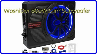 REVIEW 2024 WoshiDer 800W Slim Subwoofer ESSENTIAL details [upl. by Ylhsa]