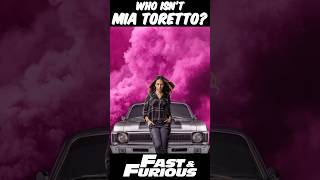 Who isnt Fast and Furious Sister Alpha Mia Toretto Jordana Brewster [upl. by Oliana]