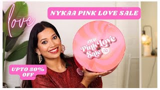 Nykaa Pink Love Sale I Upto 50 Off I Valentines day Sale [upl. by Layod76]