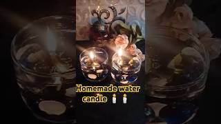 Amazing way to make floating candles  water candle for every celebration  shortfeed shorts [upl. by Larred]