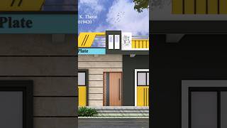 Low cost house front design l house simple front elevation l single house design l ground floorhouse [upl. by Jacintha]