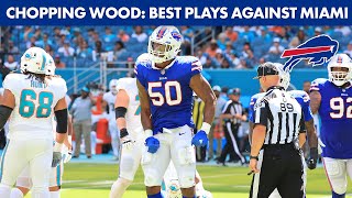 Breaking Down The Top Plays Against Miami  Buffalo Bills  Chopping Wood [upl. by Nolaf]