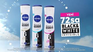 NIVEA BlackampWhite Dünya’nın 1 Numaralı İz Bırakmayan Deodorantı [upl. by Eecyaj]