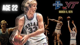 Larry Bird vs Virginia Tech  True Highlights Offense Defense Missed Shots etc [upl. by Nehpets]