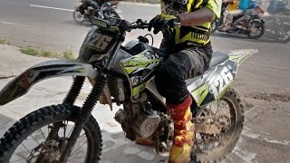 MODIFIKASI YAMAHA VIXION JADI TRAIL WR155  CIREBON [upl. by Airebma]