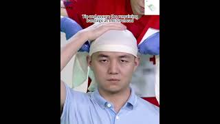 🖐️ Master Head Bandaging Essential First Aid Skills You Need 🩹shorts bandage banda learning [upl. by Lippold]