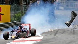 F1 Crash  Max Verstappen amp Romain Grosjean  GP Monaco Onboard [upl. by Acir150]