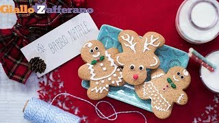 Biscotti di Pan di zenzero Gingerbread  Ricetta in 1 minuto [upl. by Nath783]