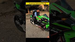 Scammer Delivery Boy Ka Attitude To Dekho 🤬scammer deliveryboy attitude motovlog ninja001vlogs [upl. by Hteb]