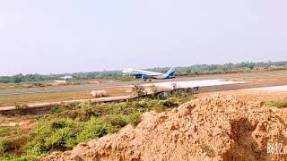 Agartala airport indigo flight takeoff [upl. by Urbain]