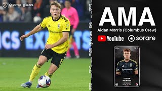 Ask Me Anything with Columbus Crew midfielder Aidan Morris [upl. by Furiya]