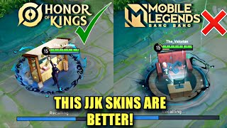 THIS JJK SKINS ARE BETTER THAN MOBILE LEGENDS  HONOR OF KINGS [upl. by Tongue481]