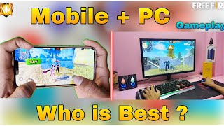 PC and mobile garena free fire handcam gameplay all guns one tap headshot [upl. by Ester]