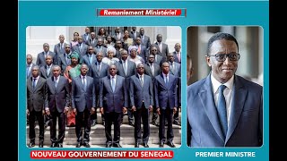 REMANIEMENT MINISTÉRIEL AU SENEGAL [upl. by Pucida]