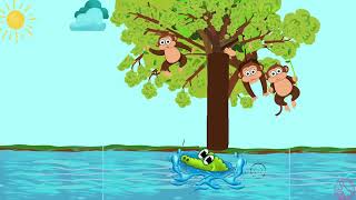 Five Little Monkeys Swinging From a Tree original Version [upl. by Perkoff]