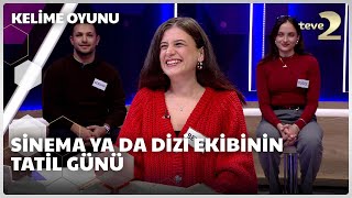 Sinema ya da dizi ekibinin tatil günü  Kelime Oyunu [upl. by Ahsienom]