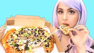 ASMR Pizza Mukbang Eating Show [upl. by Mala]