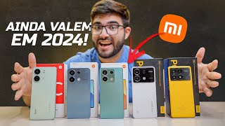 Os 5 Melhores Smartphones da Xiaomi que ainda valem em 2024 Meio do ano [upl. by Anahs341]