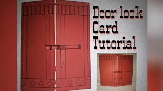 DIY  DOOR LOCK CARD TUTORIAL  Quality World [upl. by Yehs408]