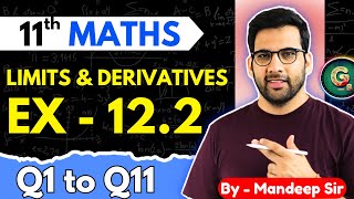 Class  11 Ex  122 Q1 to Q11 Limits amp Derivatives Maths  CBSE NCERT GREENBoard [upl. by Kelila573]