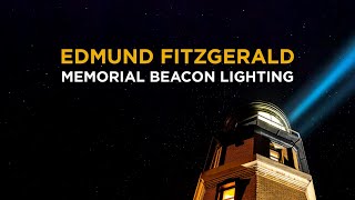 Edmund Fitzgerald Memorial and Beacon Lighting [upl. by Josephine]