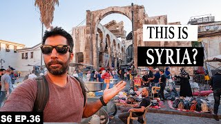 SYRIA Shocking First Impressions S06 EP36  Walking the Streets of Damascus MIDDLE EAST MOTORCYCLE [upl. by Rima]