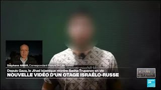 Vidéo dun otage à Gaza  quotle Jihad islamique souhaite conclure un nouvel accord avec Israëlquot [upl. by Troc]