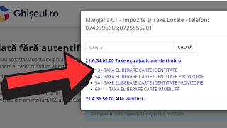Platesc online Taxa Buletin  Carte Identitate pe ghiseulro [upl. by Busiek]
