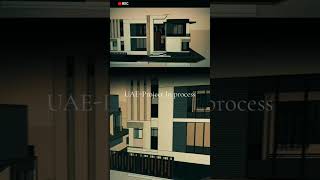 Architecture UAE Villa design sketchsketchup rendervilladesign elevation cornerarchitecture [upl. by Lev]