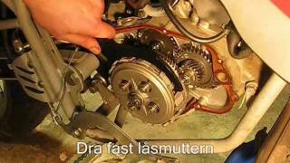 Transmission del 3  HasSse byter lameller på AM6 motor [upl. by Adnot]