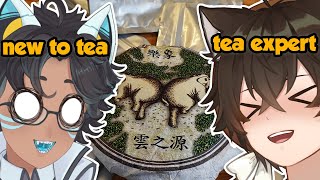 Teaching Furrosuti how to tea【Chat amp Tea】an introduction into gongfu tea [upl. by Adlez]