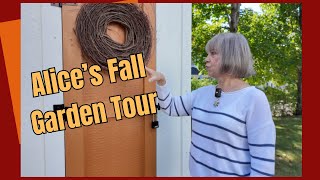 FALL GARDEN TOURPrimitive HomeGarden Shed [upl. by Riancho]