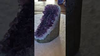 Amethyst Druzy Cut Base 336 Video [upl. by Kcod513]