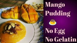 Mango pudding🍮Mango Pudding Recipe🍮Pudding Recipe🍮 [upl. by Anined]