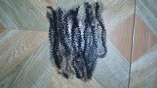 How to make kinky curls with braiding hair [upl. by Lawton196]