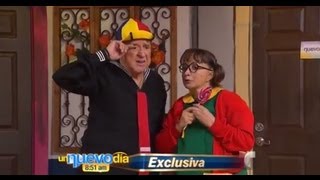 Kiko y la Chilindrina se reconcilian  Un Nuevo Día  Telemundo [upl. by Wilen860]