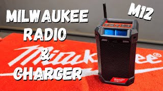 MILWAUKEE M12 DAB Bluetooth Radio and Battery Charger [upl. by Pennebaker]