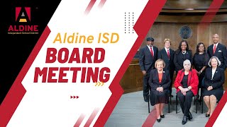 Aldine ISD  November 2024 Board Meeting  1119 [upl. by Nybbor]