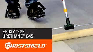 Ghostshield amp MTM Flooring  Applying Epoxy to a Concrete Floor [upl. by Matthiew]