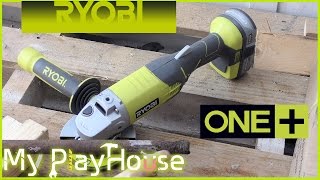 Ryobi 18V ONE Angle Grinder Unboxing and Review  275 [upl. by Inaej785]