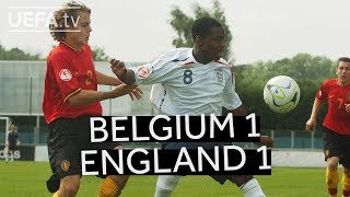 HAZARD WELBECK WORLD CUP 2018 ENGLAND face BELGIUM in 2007 UEFA European Under17 Championship [upl. by Aneri]