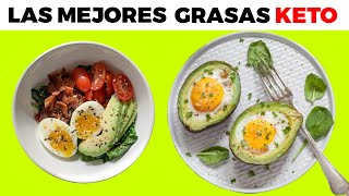 GRASAS KETO Las 14 mejores grasas saludables para la dieta keto [upl. by Raine]