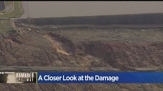 A Closer Look At The Damage From To The Oroville Dam Spillway [upl. by Sorensen]