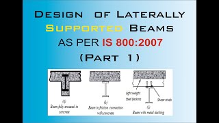 Design of Laterally Supported Beam Part 1 [upl. by Phionna322]