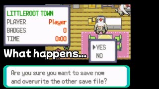 What happens if you overwrite another save data  Pokémon Gen I  V [upl. by Puglia]