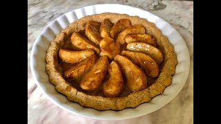 Healthy apple tart  Vegan recipe [upl. by Lezley223]