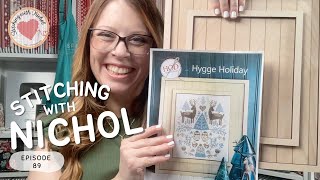 Cozy Cross Stitch Hygge Holiday SAL 2024 FLOSSTUBE Episode 89 [upl. by Castle]