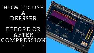 How To Use A DeEsser  Before or After Compression  Waves DeEsser [upl. by Amethist370]